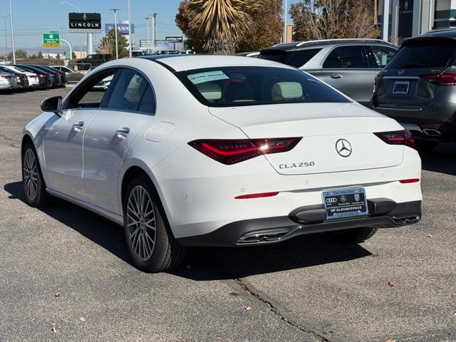 new 2025 Mercedes-Benz CLA 250 car, priced at $45,745