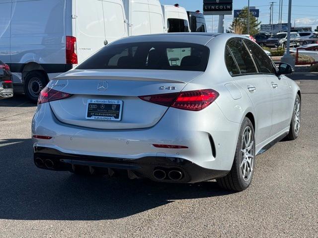 new 2025 Mercedes-Benz AMG C 43 car, priced at $67,770