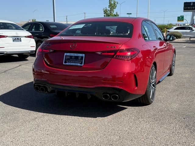 new 2025 Mercedes-Benz AMG C 43 car, priced at $72,835