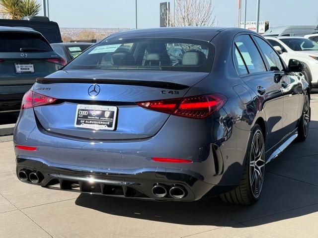 new 2025 Mercedes-Benz AMG C 43 car, priced at $77,885