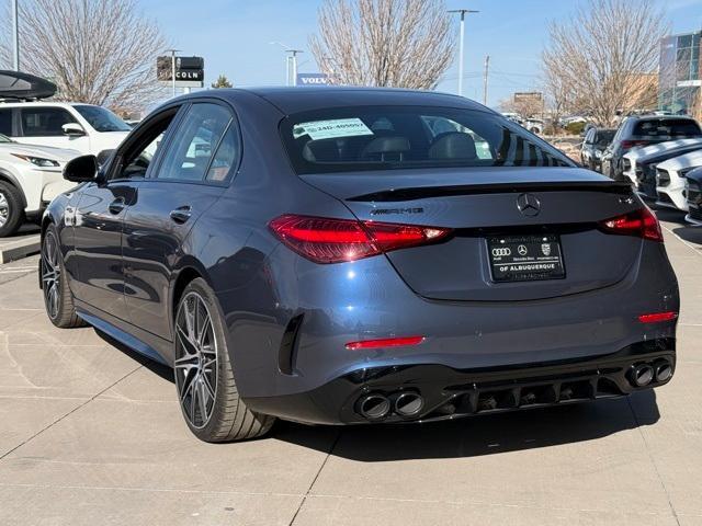 new 2025 Mercedes-Benz AMG C 43 car, priced at $77,885