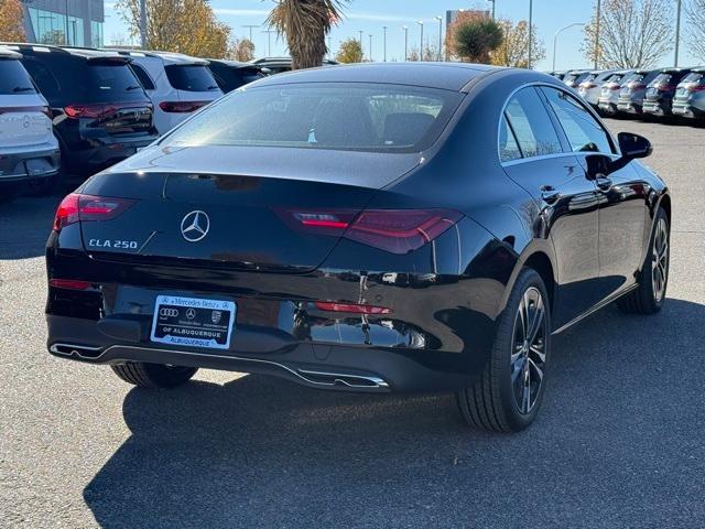 new 2025 Mercedes-Benz CLA 250 car, priced at $45,945