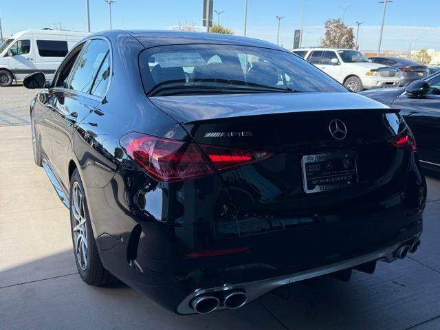 new 2025 Mercedes-Benz AMG C 43 car, priced at $64,650