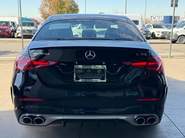 new 2025 Mercedes-Benz AMG C 43 car, priced at $64,650