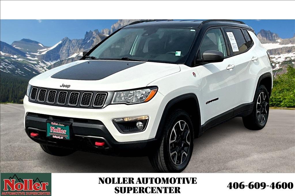 used 2021 Jeep Compass car, priced at $17,189
