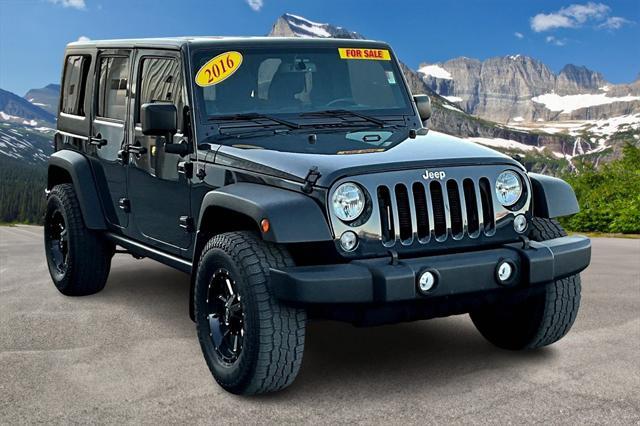 used 2016 Jeep Wrangler Unlimited car, priced at $24,994