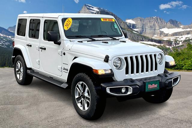 used 2021 Jeep Wrangler Unlimited car, priced at $33,971