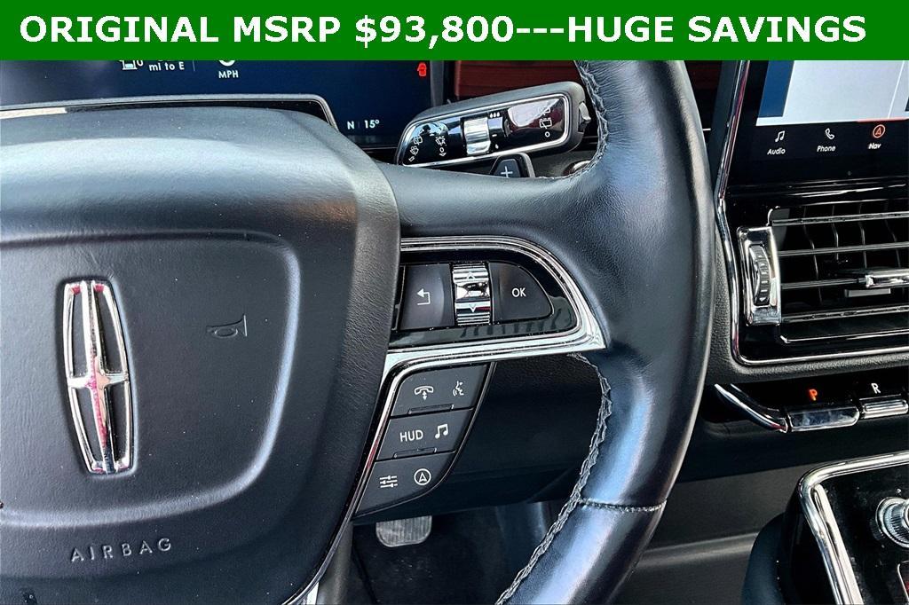 used 2023 Lincoln Navigator car, priced at $50,000