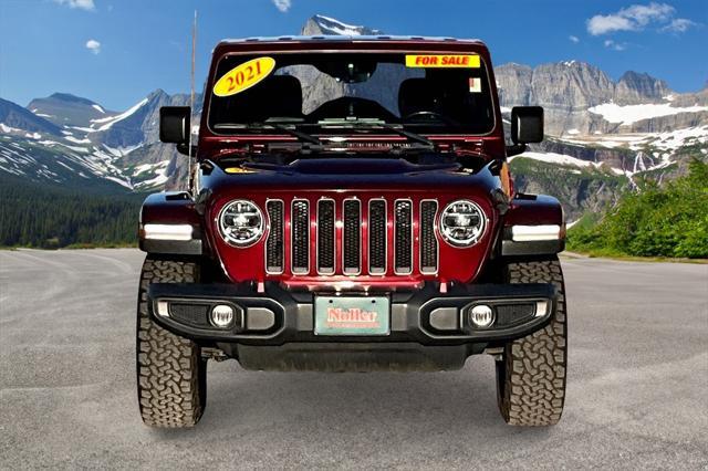 used 2021 Jeep Wrangler Unlimited car, priced at $31,187