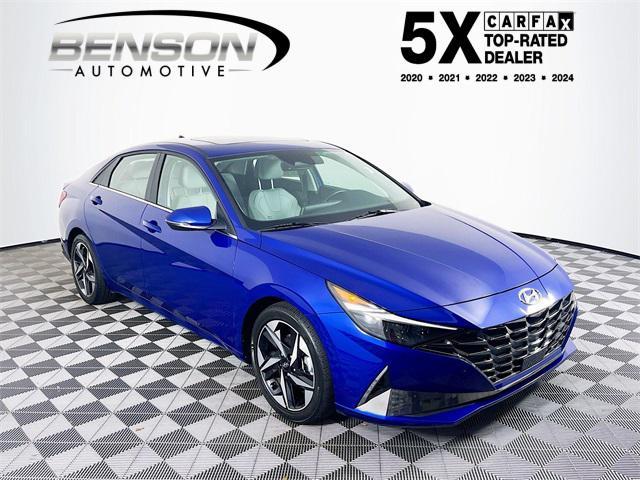 used 2021 Hyundai Elantra car, priced at $21,500