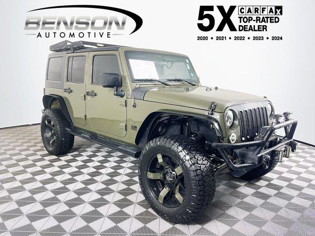 used 2015 Jeep Wrangler Unlimited car, priced at $15,500