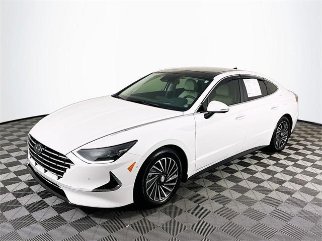 used 2023 Hyundai Sonata Hybrid car, priced at $27,400