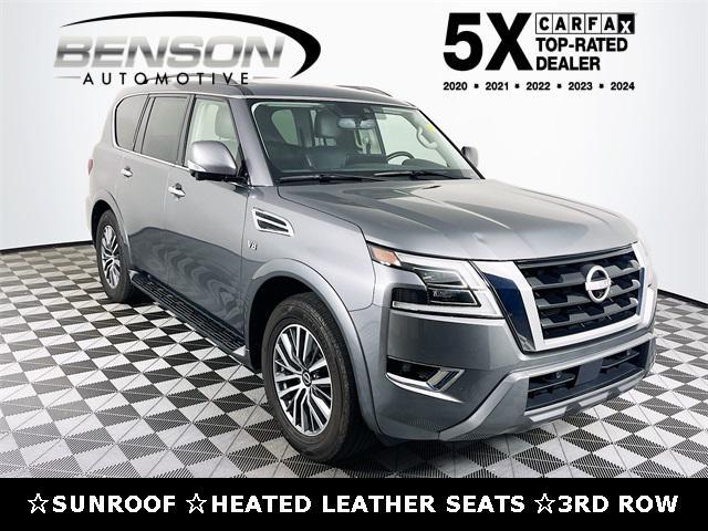 used 2021 Nissan Armada car, priced at $27,500