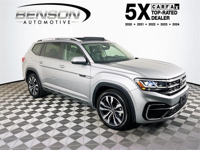 used 2021 Volkswagen Atlas car, priced at $24,500