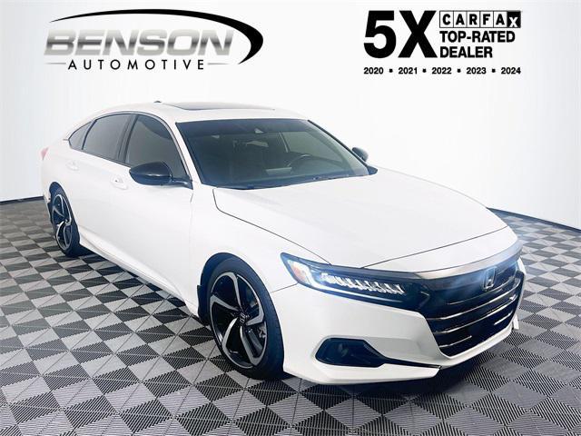 used 2021 Honda Accord car, priced at $27,500