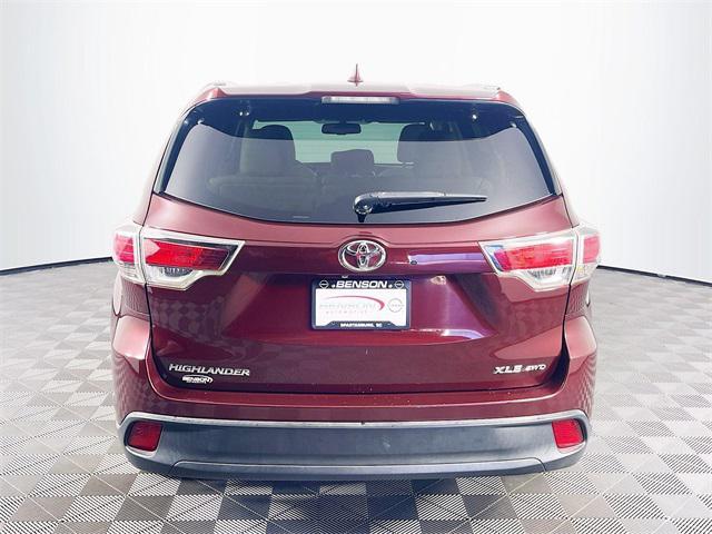 used 2015 Toyota Highlander car, priced at $16,500