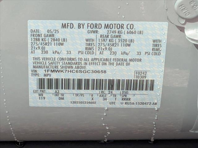 new 2025 Ford Explorer car, priced at $54,350