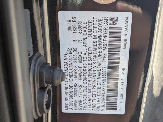 used 2019 Honda Civic car, priced at $20,951