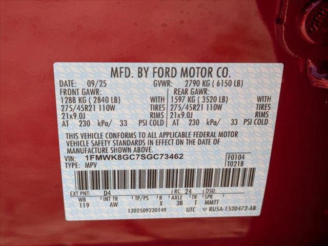 new 2025 Ford Explorer car, priced at $54,699