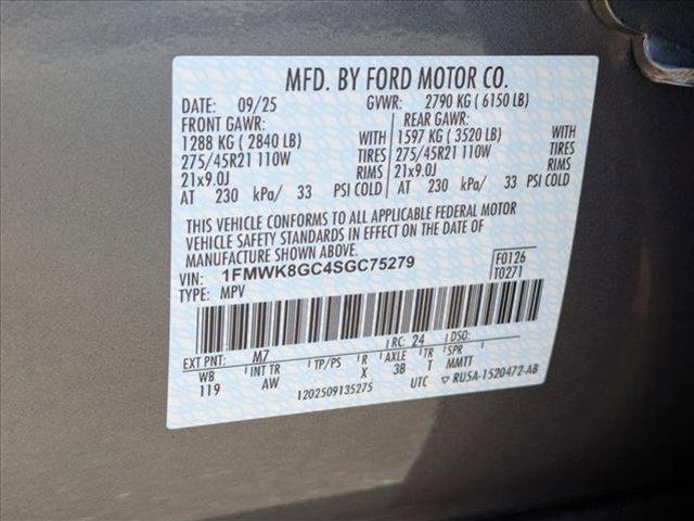 new 2025 Ford Explorer car, priced at $54,065