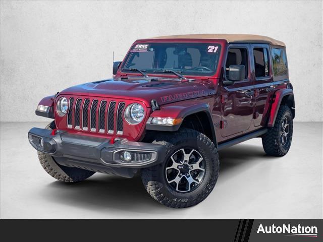 used 2021 Jeep Wrangler Unlimited car, priced at $34,985