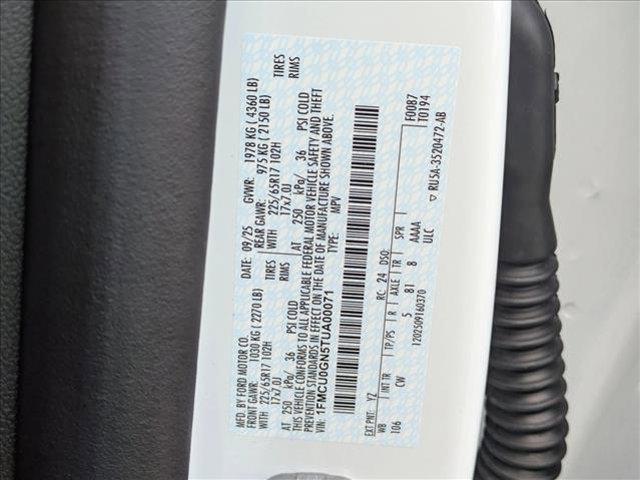 new 2026 Ford Escape car, priced at $30,188