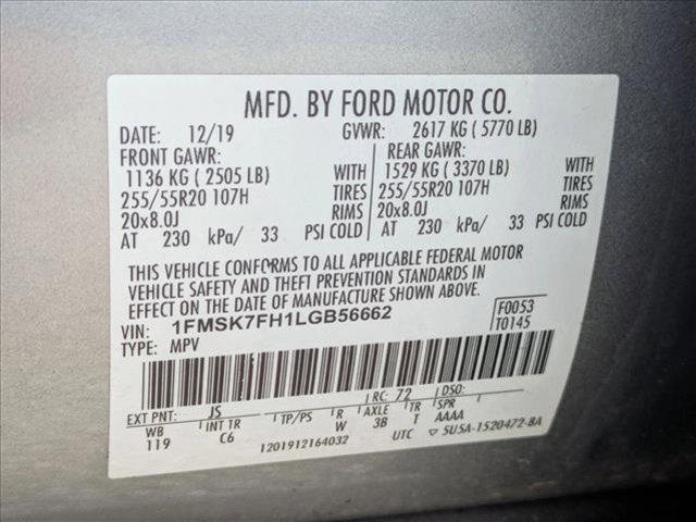 used 2020 Ford Explorer car, priced at $17,220