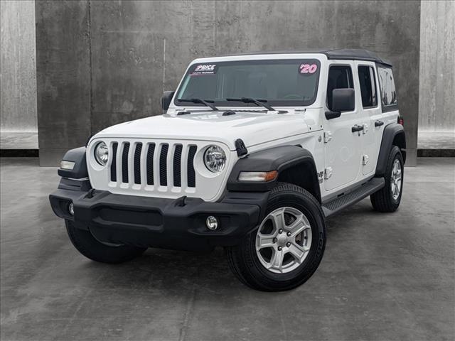 used 2020 Jeep Wrangler Unlimited car, priced at $27,447