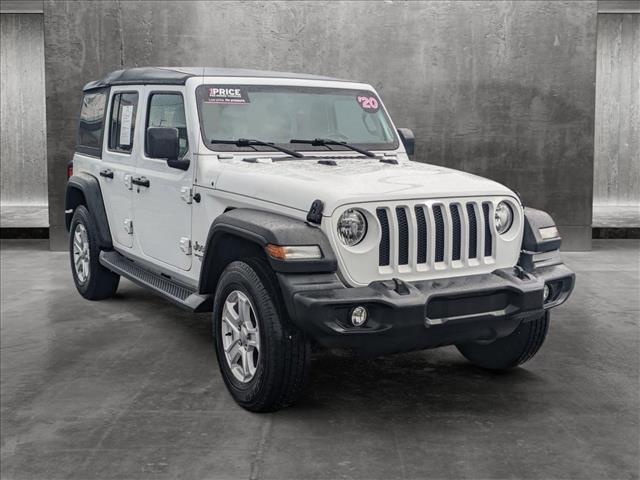 used 2020 Jeep Wrangler Unlimited car, priced at $27,447