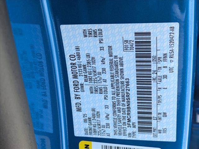 new 2025 Ford Bronco Sport car, priced at $26,849