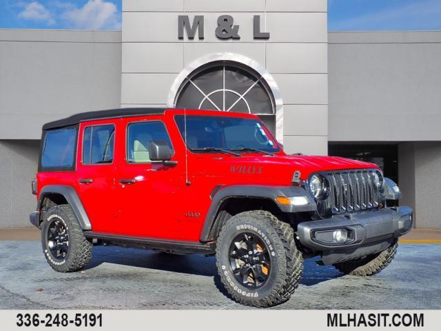 used 2022 Jeep Wrangler car, priced at $32,500