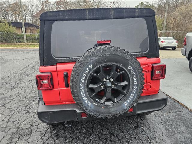 used 2022 Jeep Wrangler car, priced at $33,500