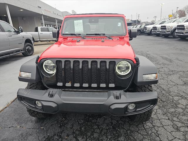 used 2022 Jeep Wrangler car, priced at $33,500