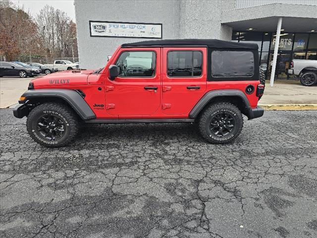 used 2022 Jeep Wrangler car, priced at $33,500