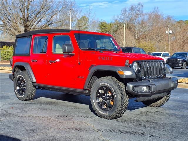 used 2022 Jeep Wrangler car, priced at $32,500