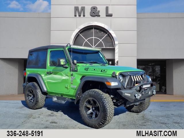 used 2019 Jeep Wrangler car, priced at $25,000