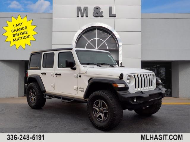 used 2018 Jeep Wrangler Unlimited car, priced at $19,500