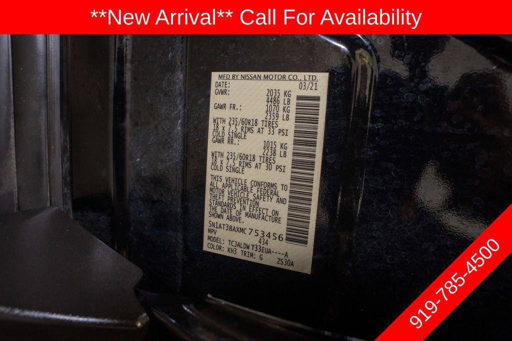 used 2021 Nissan Rogue car, priced at $16,088