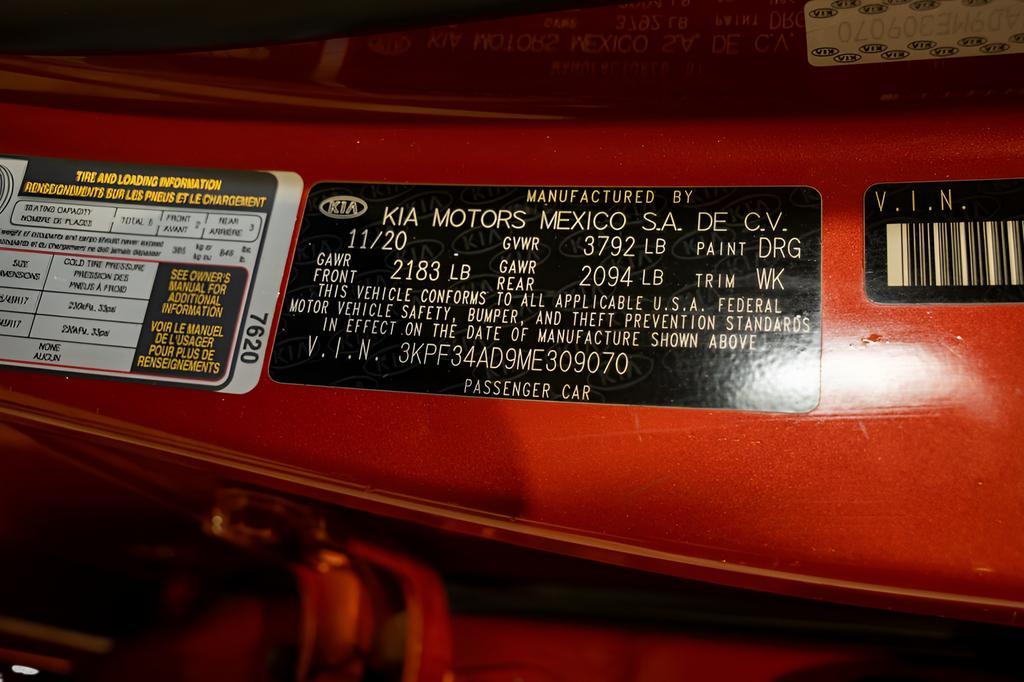 used 2021 Kia Forte car, priced at $16,998