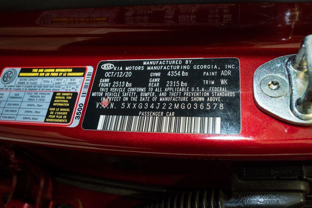 used 2021 Kia K5 car, priced at $21,654