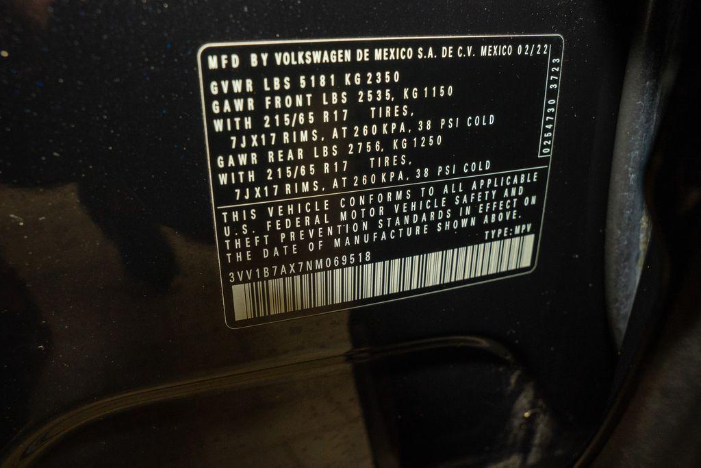 used 2022 Volkswagen Tiguan car, priced at $15,994