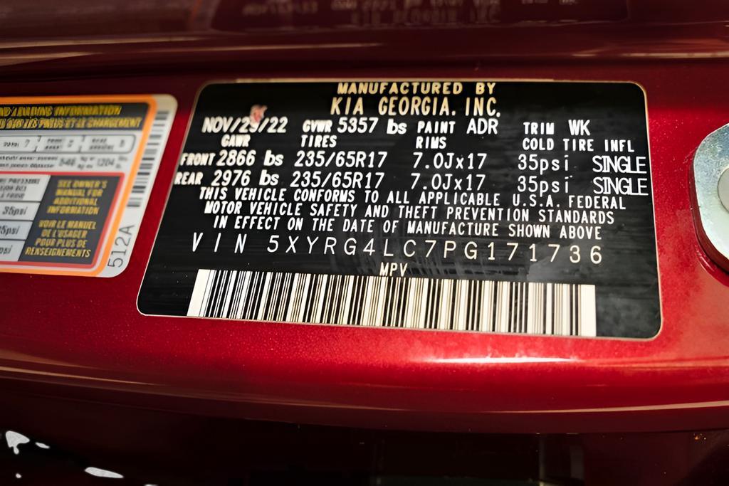 used 2023 Kia Sorento car, priced at $21,879