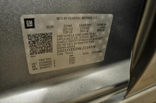 used 2020 Chevrolet Silverado 1500 car, priced at $33,898