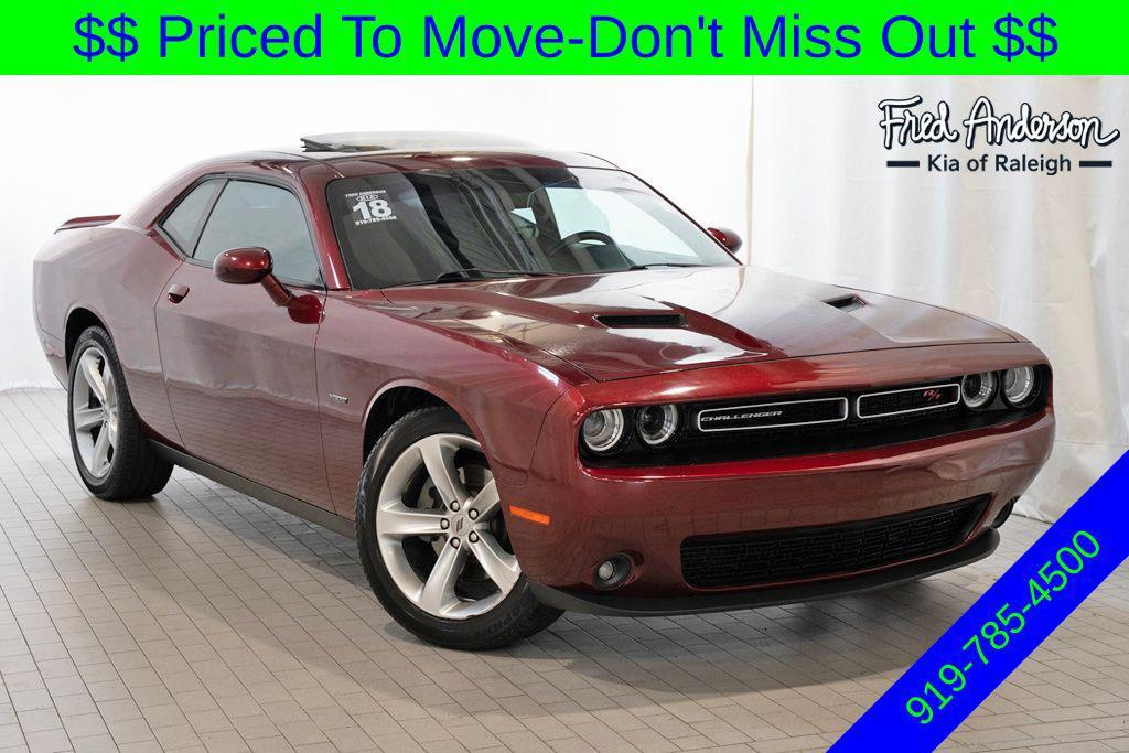 used 2018 Dodge Challenger car, priced at $15,998