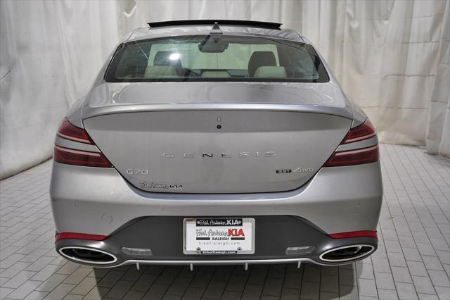 used 2022 Genesis G70 car, priced at $34,140