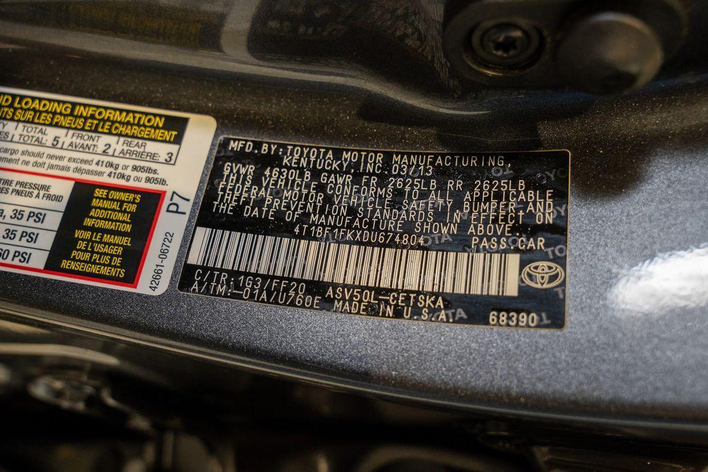 used 2013 Toyota Camry car, priced at $12,998