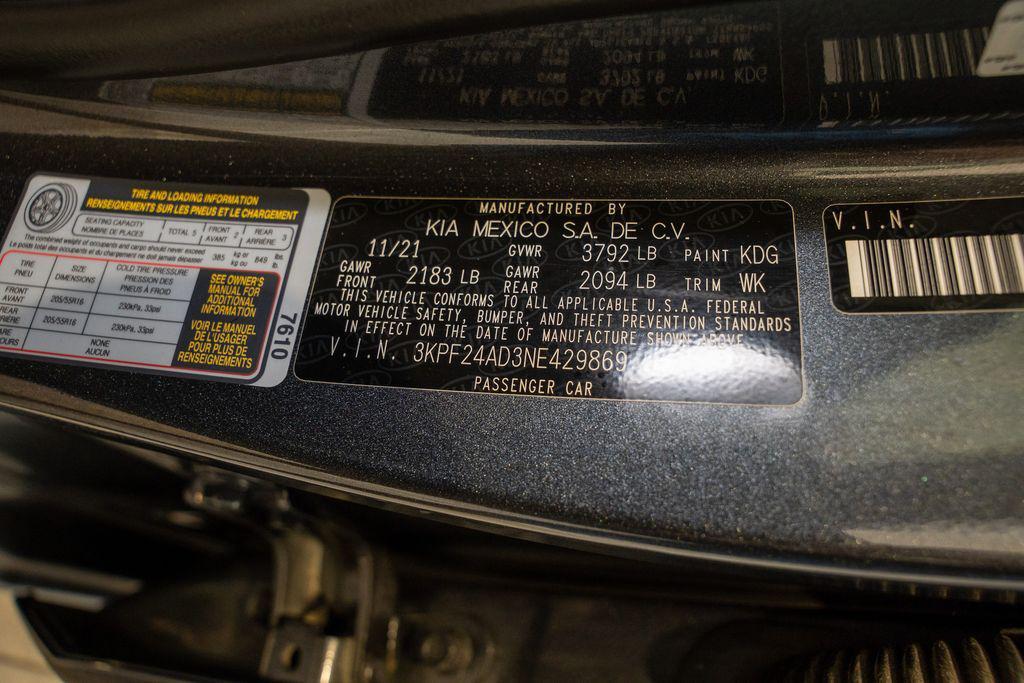 used 2022 Kia Forte car, priced at $14,032