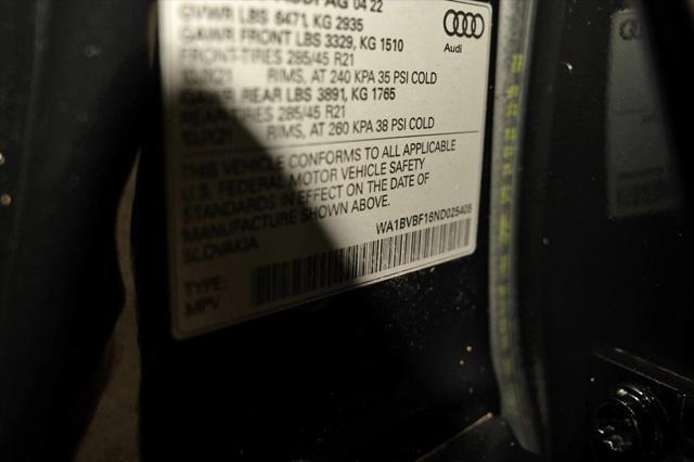used 2022 Audi Q8 car, priced at $51,854