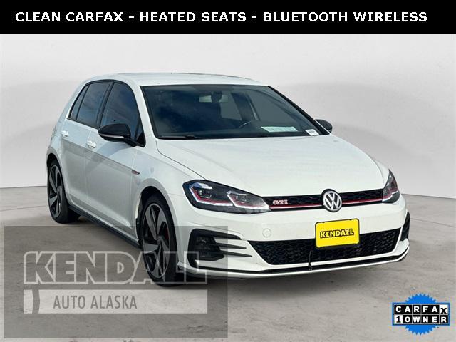 used 2021 Volkswagen Golf GTI car, priced at $23,988