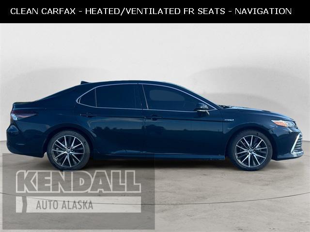 used 2021 Toyota Camry Hybrid car, priced at $27,988